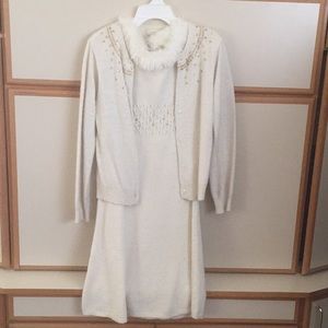 Gymboree 2 pc dress and cardigan set EUC worn once